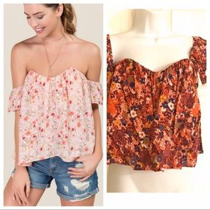 🆕 COTTON CANDY La Off Should Crop Top Bustier